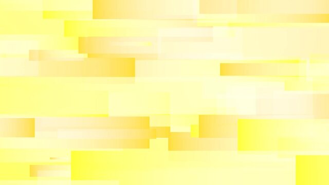 幾何学 アブストラクト 流れる帯 黄色 [ループ対応] [別Verあり]