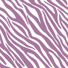 Seamless zebra skin pattern. Animal skin in vector. Printing on clothes, dress, fabric, background printing. Seamless colorful zebra pattern. Vector image. Safari texture, zoo, jungle.