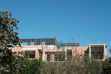 Fototapeta premium bâtiment en construction