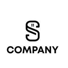 home with letter s logo
