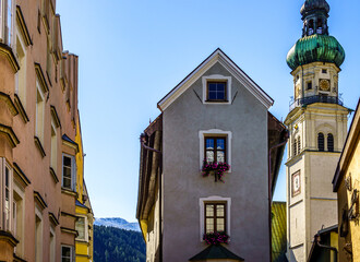 old town of Hall in Tirol - austria
