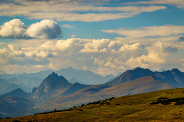 view at the rittner horn in italy - near bozen
