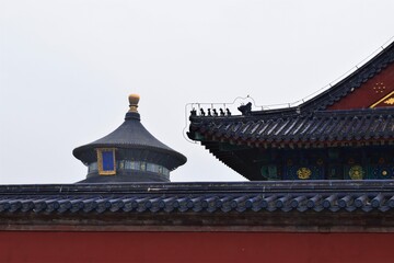 Fototapeta premium Temple of Heaven Tiantan Park Scene View