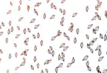 Light Yellow, Orange vector sketch backdrop.