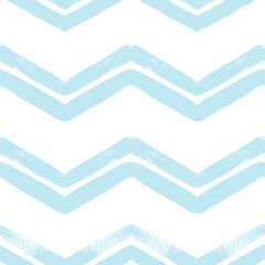 Chevron naadloos vectorpatroon. Aquarel streep kids achtergrond, abstracte zigzag blauwe print, grafische moderne gestreepte textuur, pastel lijnen achtergrond.
