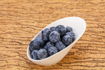 Sweet fresh juicy blueberries heap