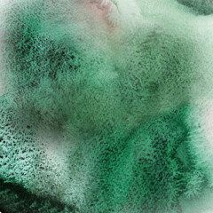 Abstract watercolor background, yellow and green colors