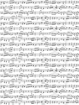 Sheet music seamless background. Seamless vector pattern.