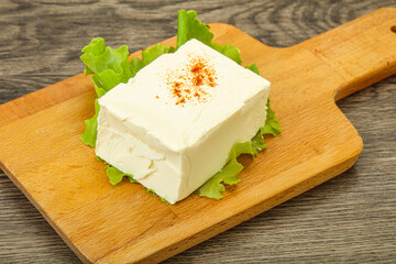 Greek traditional soft feta cheese