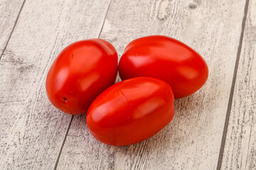 Red bright tasty tomato heap