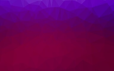 Light Purple vector abstract mosaic pattern.