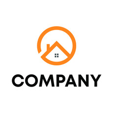 Fototapeta premium house logo