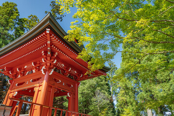 Fototapeta premium 比叡山延暦寺 東塔の鐘楼