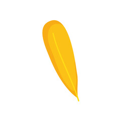 yellow leaf icon, colorful design