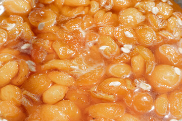 Apricot Jam As Background or Texture