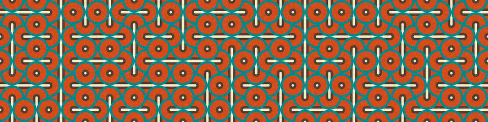 Abstract Geometric Pattern generative computational art illustration