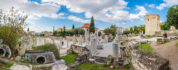Obraz premium Ancient Roman Forum in Athens