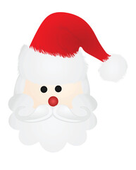 Santa Clause icon. vector illustration