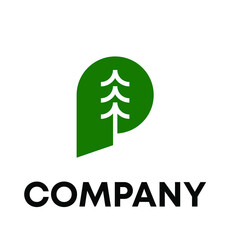 Fototapeta na wymiar pine tree logo