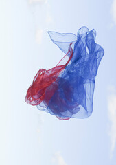 freedom and the colors blue and red in human psychology