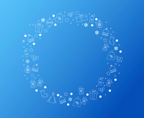 sfondo, cornice, natale, alberello	
