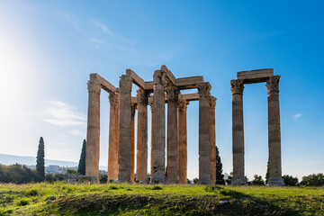 Temple of Olympian Zeus in Athens