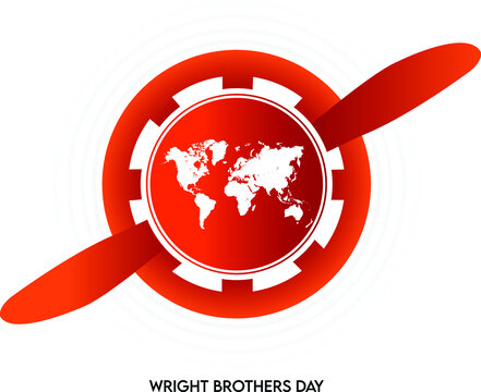 Wright Brothers Day. Holiday Concept. Vector Illustrations