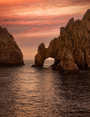 Lands End at Sunset, Mexico