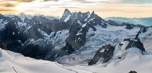 View From Aiguille Midi Grand