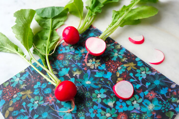 Bee Wax Wrapping Fresh Vegetable