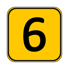 Number six button.