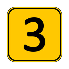 Number three button.