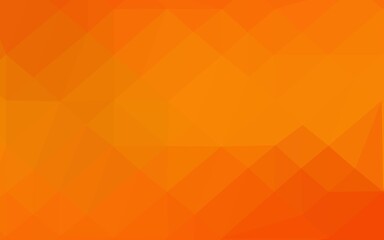 Light Orange vector blurry triangle texture.