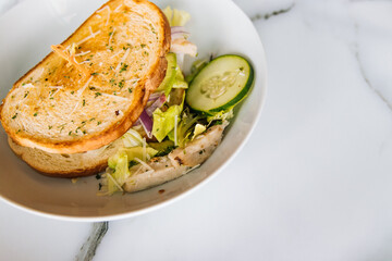Close up sandwich