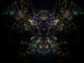 Imaginatory fractal background Image