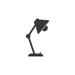 Desk lamp icon vector illustration