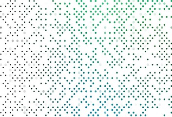 Light Blue, Green vector cover with spots.