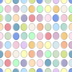 Color seamless geometric pattern - delicate design. Bright fashion background, vibrant repeatable texture