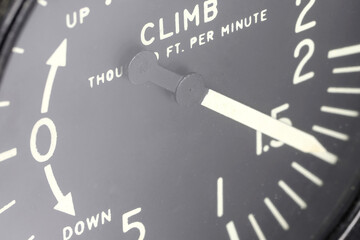 analogue vertical speed indicator of an aircraft