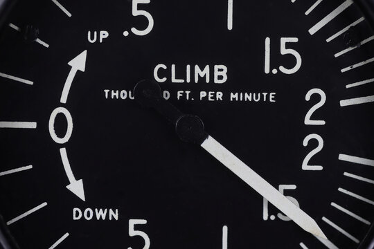 analogue vertical speed indicator of an aircraft