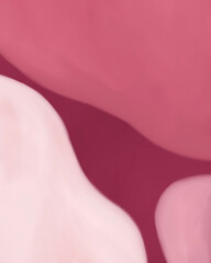 Pink Abstract minimal painting shapes blush mauve