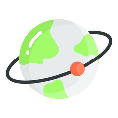 global network flat icon, school and education icon