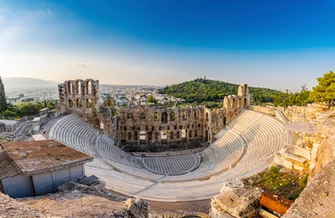 Foto auf Alu-Dibond The Odeon of Herodes Atticus in Athens © nejdetduzen