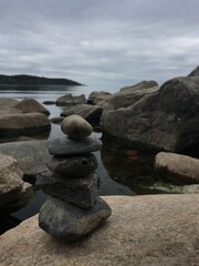 Fototapeta na wymiar stones on the beach