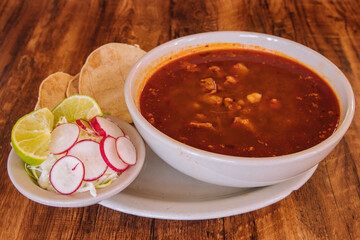 Mexican soup menudo