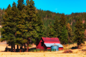 Red Barn and Corral
