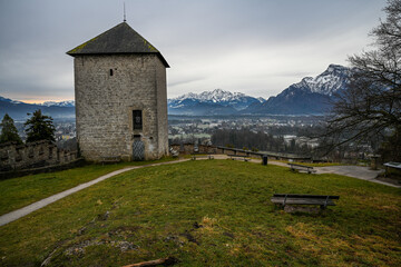 Fototapeta premium sunrise in the mountain