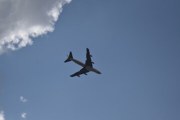 Airplane in flight