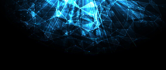 Technology data background, idea of global business solution