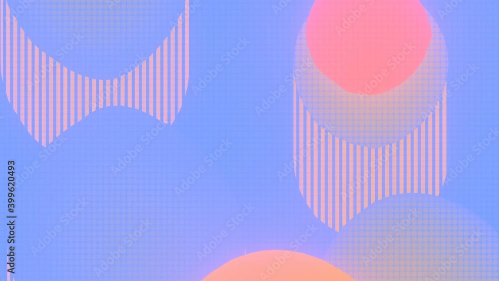 Poster abstract 3d rendering seamless loop animation template with fluid color shape hd